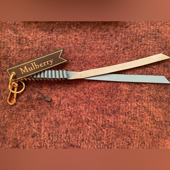 NWB Mulberry Leather Keychain - Picture 3 of 5